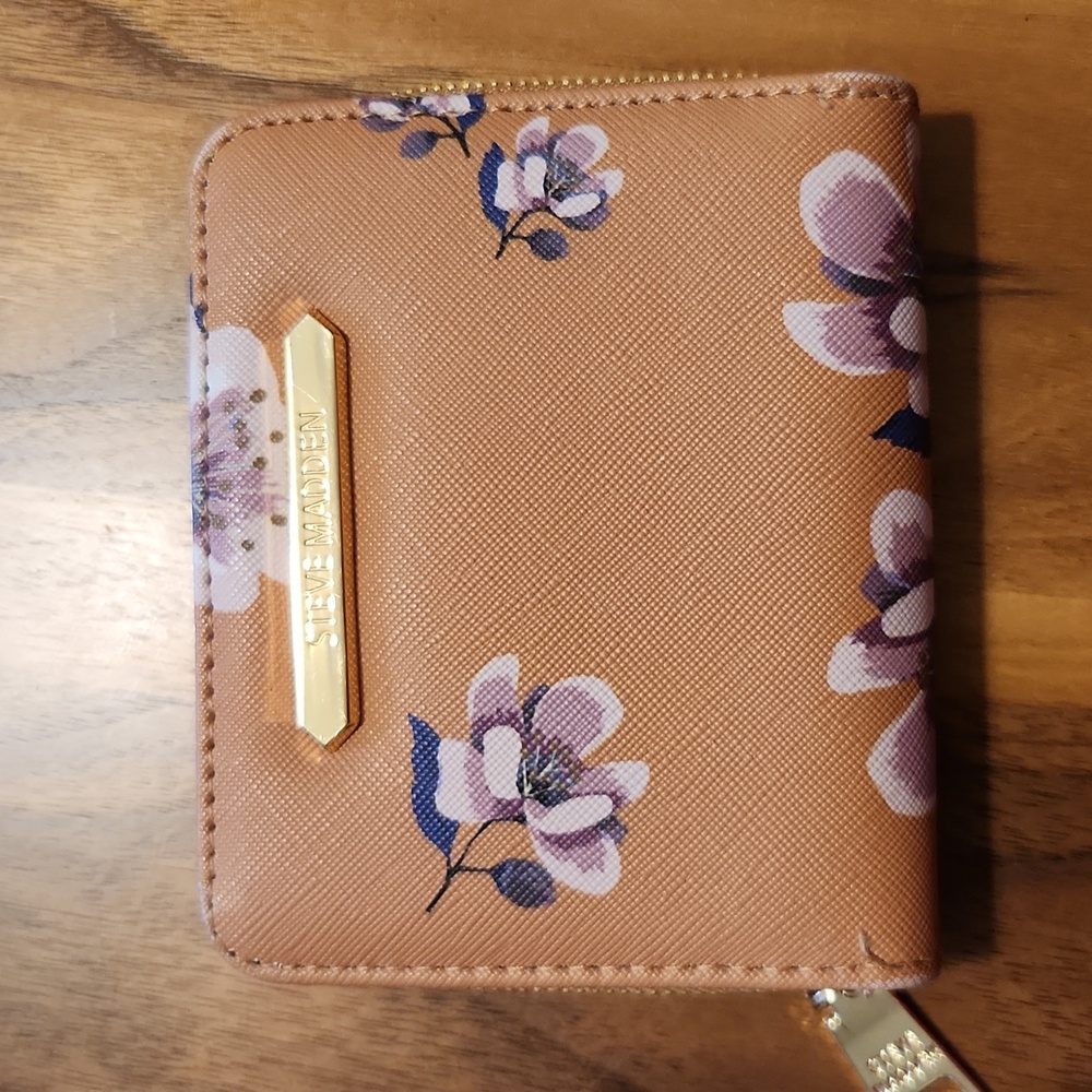 Steve Madden Floral French Wallet